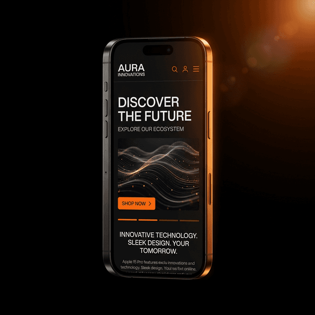 Mobile responsive design on iPhone